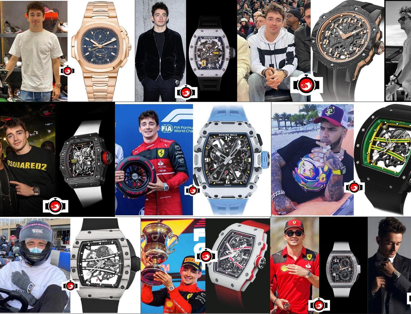 A Glimpse into Charles Leclerc's Prestigious Watch Collection